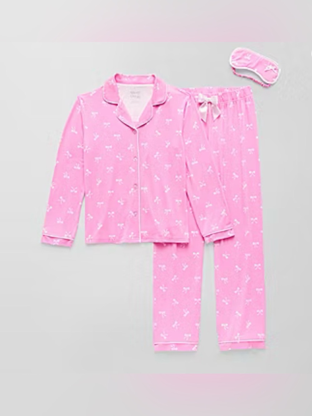 Sleep On It  Girls Long Sleeve 3-pc. Pajama Sets